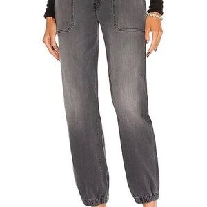 MOTHER Wrapper Patch Springy Ankle Grey Jeans size 26